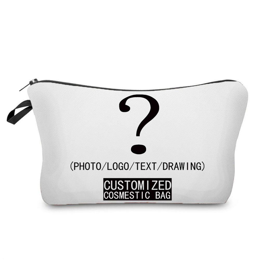 Wristlet Wallet Zipper - Bolsa de maquillaje con logotipo personalizado