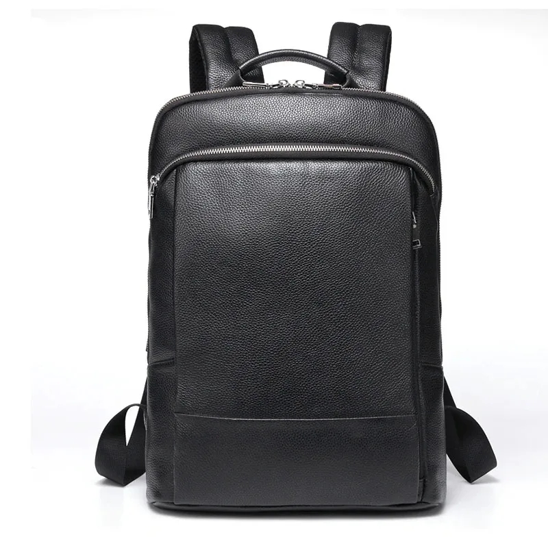 Briefcase Leather Slim - Mochila De Cuero genuino para hombre,