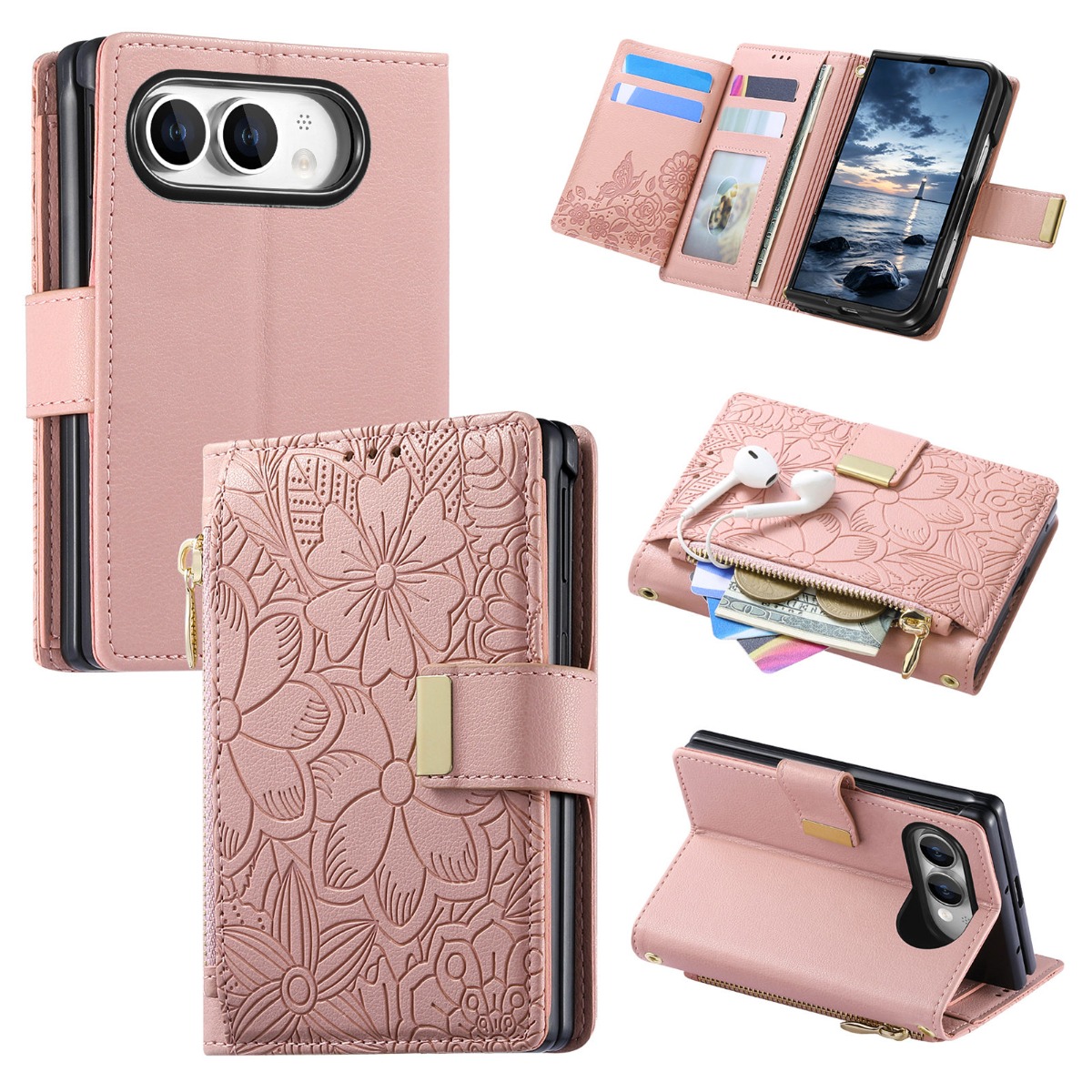 Briefcase Leather Slim - Funda de cuero de lujo con