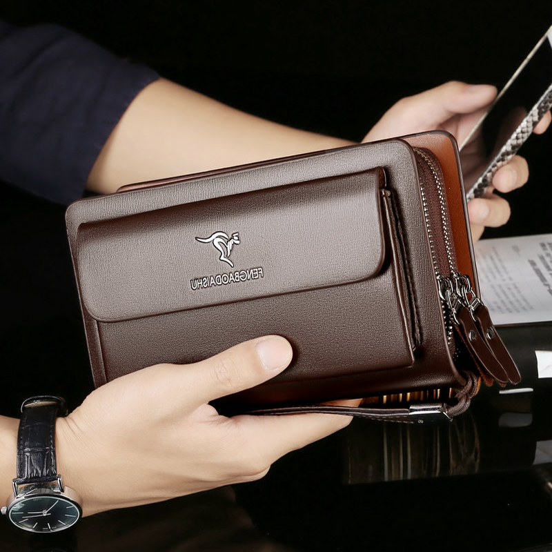Wristlet Wallet Zipper - Carteras de moda para hombre, carteras