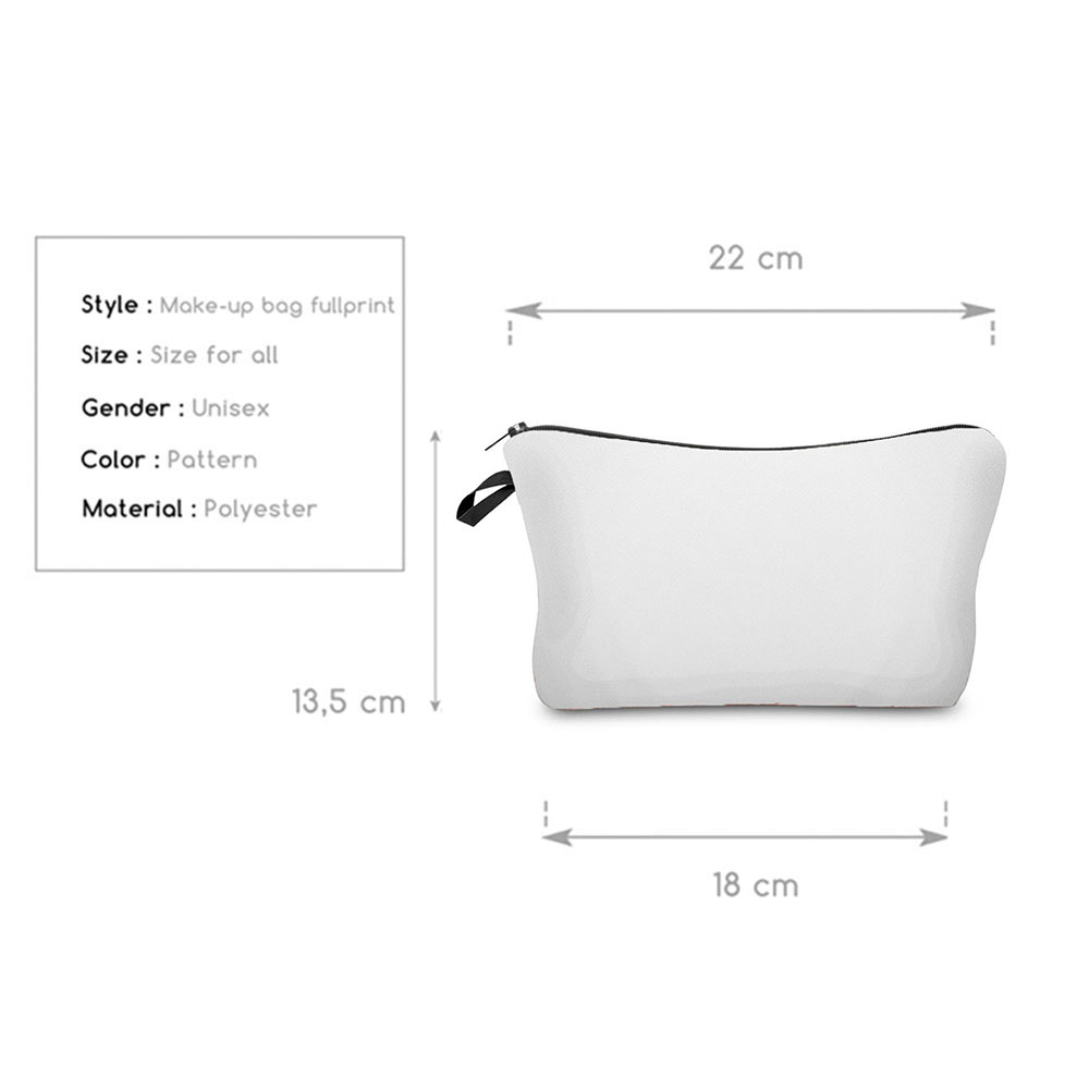 Bolsa de maquillaje con logoti - Wristlet Wallet Zipper reseña y precio