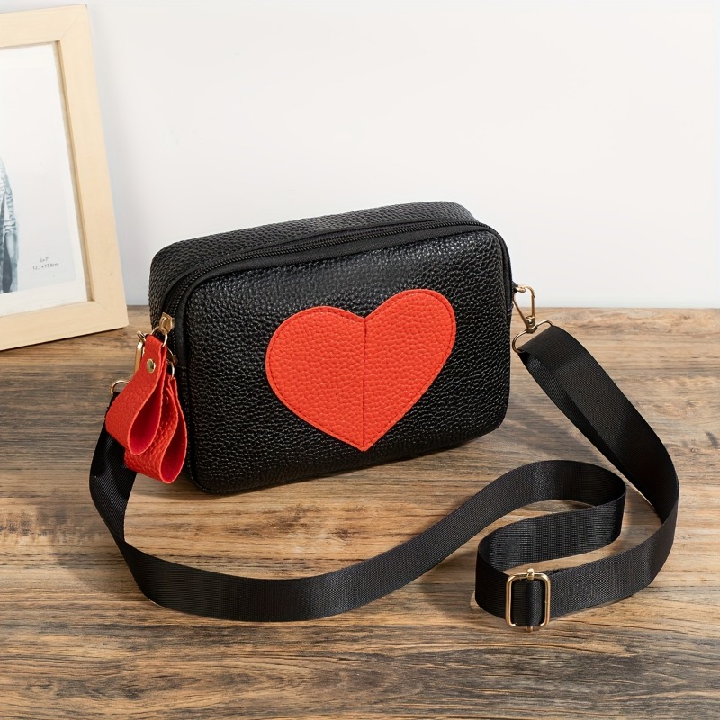 Bolso cruzado en forma de cora - Wristlet Wallet Zipper reseña y precio