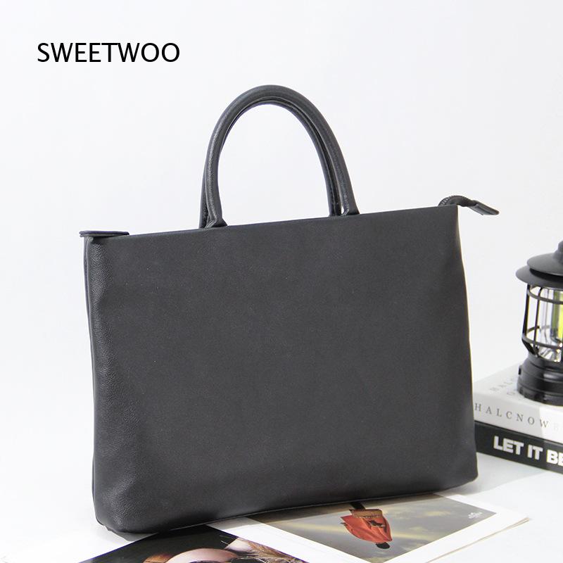 Bolso de mano delgado para por - Briefcase Leather Slim reseña y precio
