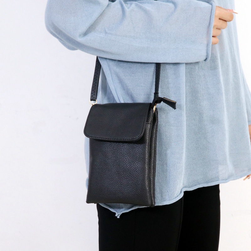 Bolso bandolera de cuero para  - Wristlet Wallet Zipper reseña y precio