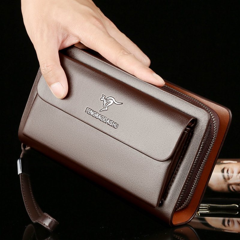 Carteras de moda para hombre,  - Wristlet Wallet Zipper reseña y precio