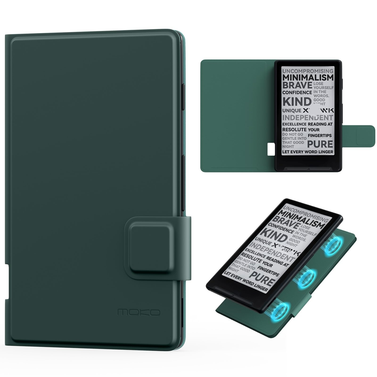 Funda magnética MoKo para lect - Briefcase Leather Slim reseña y precio